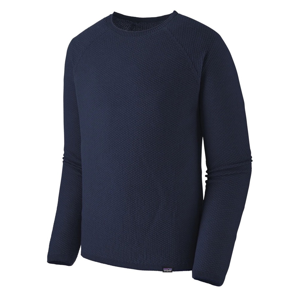 Patagonia Capilene Air Crew Merino Wool Baselayer Sweater Mens Size XL Knit Blue